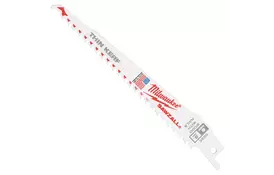 Полотно Milwaukee для шабельної пили, FANG TIP 230мм, крок 5,0мм, 5шт, деревина з цвяхами (48005036) - Фото