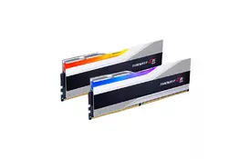 Модуль памяти для компьютера DDR5 32GB (2x16GB) 5600MHz Trident Z5 RGB Silver G.Skill (F5-5600J3636C16GX2-TZ5RS) - Фото