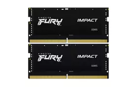 Модуль памяти для ноутбука SoDIMM DDR5 64GB (2x32GB) 5600 MHz FURY Impact Kingston Fury (ex. - Фото