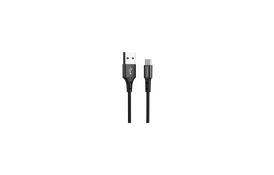 Дата кабеля USB 2.0 AM to Micro 5P 1.0m BX20 Enjoy 2A Black BOROFONE (BX20MB) - Фото