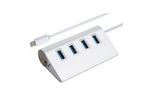 Концентратор Vinga Type-C to 4*USB3.0 1.0m cable aluminium (VCPHCU304)