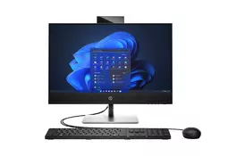 Комп'ютер HP ProOne 440 G9 / i3-13100T, 8GB, F512GB, WiFi, кл+м, Win11P, black (885M3EA) - Фото