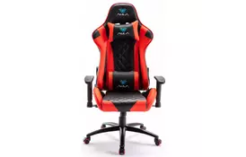 Крісло ігрове Aula F1029 Gaming Chair Black/Red (6948391286181) - Фото