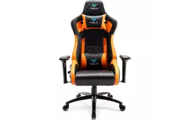 Крісло ігрове Aula F1031 Gaming Chair Black/Orange (6948391286211) - Фото