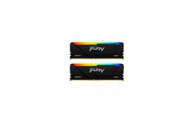 Модуль памяти для компьютера DDR4 64GB (2x32GB) 3600 MHz FURY Beast RGB Kingston Fury (ex.HyperX) (KF436C18BB2AK2/64) - Фото