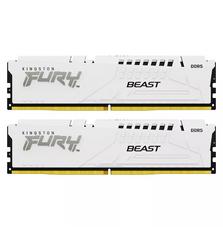 Модуль памяти для компьютера DDR 64GB (2x32GB) 5600 MHz FURY Beast White Kingston Fury (ex.HyperX) (KF556C40BWK2-64)