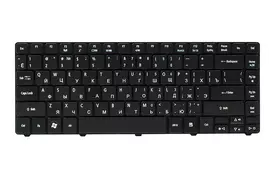 Клавиатура для ноутбука ACER Aspire 3810 черный, черный фрейм - Фото