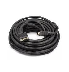 Кабель мультимедийный PowerPlant VGA-VGA, 15м, Double ferrites