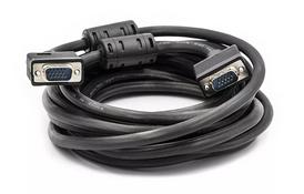 Кабель мультимедийный PowerPlant VGA-VGA, 5м, Double ferrites - Фото