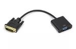 Переходник PowerPlant DVI-D Dual Link (M) - VGA (F) 0.15 м