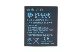 Аккумулятор к фото/видео PowerPlant Olympus BLH-1 1600mAh (CB970148) - Фото