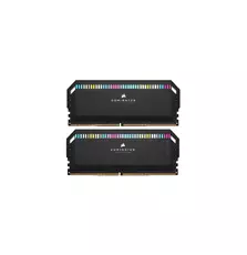 Модуль памяти для компьютера DDR5 32GB (2x16GB) 6000MHz Dominator Platinum RGB Black Corsair (CMT32GX5M2X6000C36)