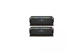 Модуль памяти для компьютера DDR5 32GB (2x16GB) 6000MHz Dominator Platinum RGB Black Corsair (CMT32GX5M2X6000C36) - Фото