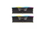 Модуль памяти для компьютера DDR5 48GB (2x24GB) 6400 MHz Vengeance RGB Black Corsair (CMH48GX5M2B6400C36)