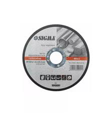 Круг отрезной Sigma по металлу и нержавеющей стали 180x1.6x22.2мм, 8500об/мин (1940231)