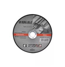 Круг отрезной Sigma по металлу и нержавеющей стали 230x2.0x22.2мм, 6650об/мин (1940311)