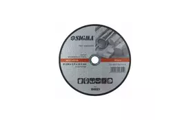 Круг отрезной Sigma по металлу и нержавеющей стали 230x2.5x22.2мм, 6650об/мин (1940321) - Фото