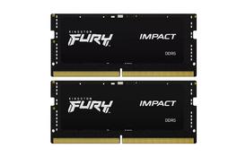 Модуль памяти для ноутбука SoDIMM DDR5 16GB (2x8GB) 6000MHz Impact Kingston Fury (ex.HyperX) (KF564S38IB-16) - Фото