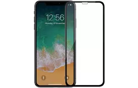 Защитное стекло Full screen PowerPlant для Apple iPhone XR, Black - Фото