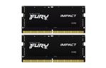 Модуль памяти для ноутбука SoDIMM DDR5 32GB (2x16GB) 6000MHz Impact Kingston Fury (ex.HyperX) (KF560S38IBK2-32)