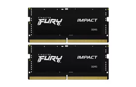 Модуль памяти для ноутбука SoDIMM DDR5 32GB (2x16GB) 6000MHz Impact Kingston Fury (ex.HyperX) (KF560S38IBK2-32) - Фото