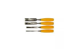 Стамеска Sigma 4шт (6, 12, 18, 25мм) пластикова ручка (4326231) - Фото