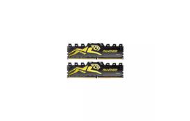 Модуль пам'яті для комп'ютера DDR4 16GB (2x8GB) 3200 MHz Panther Black/Gold Apacer (AH4U16G32C28Y7GAA-2) - Фото
