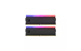 Модуль памяти для компьютера DDR5 64GB (2x32GB) 6400 MHz IRDM RGB Black Goodram (IRG-64D5L32/64GDC) - Фото