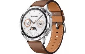Смарт-часы Huawei WATCH GT 4 46mm Classic Brown Leather (55020BGW) - Фото
