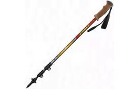 Треккинговые палки Vipole Base Camp QL Cork Roundhead Red - Фото