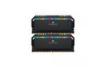 Модуль памяти для компьютера DDR5 32GB (2x16GB) 6000MHz Dominator Platinum RGB Black Corsair (CMT32GX5M2E6000C36)