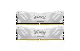 Модуль памяти для компьютера DDR5 64GB (2x32GB) 6400 MHz Renegade White XMP Kingston Fury (ex.HyperX) (KF564C32RWK2-64) - Фото