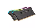 Модуль памяти для компьютера DDR4 16GB (2x8GB) 3200MHz Vengeance RGB PRO Black Corsair (CMH16GX4M2E3200C16)
