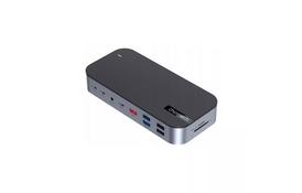 Концентратор Choetech USB-C 15-in-1 HDMI/PD/CR/LAN/USB-A/USB-C/AUX/VGA/DP (HUB-M52-GY) - Фото