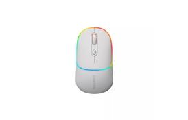 Мышка Canyon MW-22 Dual Band RGB Wireless Snow White (CNS-CMSW22SW) - Фото