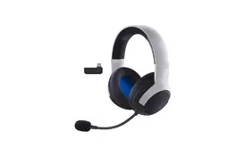 Навушники Razer Kaira Hyperspeed for PS5 Bluetooth White/Black (RZ04-03980200-R3G1) - Фото