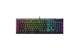 Клавиатура Razer BlackWidow V4 X Yellow Switch USB RU Black (RZ03-04702500-R3R1) - Фото