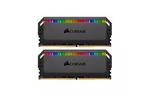 Модуль памяти для компьютера DDR4 16GB (2x8GB) 3200MHz Dominator Platinum RGB Black Corsair (CMT16GX4M2Z3200C16)
