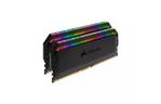 Модуль памяти для компьютера DDR4 32GB (2x16GB) 3200MHz Dominator Platinum RGB Black Corsair (CMT32GX4M2C3200C16)