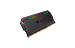 Модуль памяти для компьютера DDR4 32GB (2x16GB) 3200MHz Dominator Platinum RGB Black Corsair (CMT32GX4M2C3200C16)