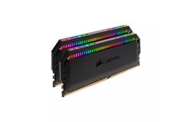 Модуль пам'яті для комп'ютера DDR4 32GB (2x16GB) 3200 MHz Dominator Platinum RGB Black Corsair (CMT32GX4M2C3200C16) - Фото