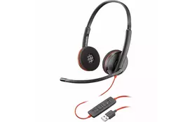Навушники Poly BlackWire C3220 USB-A Bulk Stereo (77R32A6) - Фото