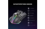 Мышка GamePro GM500B RGB USB Black (GM500B)