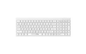 Клавіатура OfficePro SK985W Wireless/Bluetooth White (SK985W) - Фото