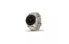 Смарт-часы Garmin fenix 7S Pro Saph Solar, Sft Gld SS w/Lmestn Lthr, Excl, GPS (010-02776-30) - Фото