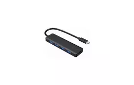 Концентратор Gembird 4 ports USB 3.1,USB-C, USB-C PD (UHB-CM-U3P4P-01) - Фото