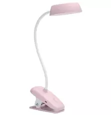 Настольная лампа Philips Donutclip 3Вт 4000K 1200мАч USB-A розовый (929003179607)