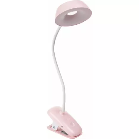 Настольная лампа Philips Donutclip 3Вт 4000K 1200мАч USB-A розовый (929003179607) - Фото 6