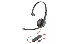 Наушники Poly BlackWire C3210 USB-C HS Mono (8X214AA) - Фото