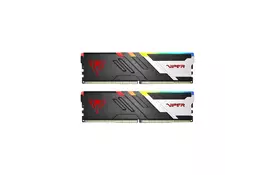 Модуль памяти для компьютера DDR5 64GB (2x32GB) 5600 MHz Viper Venom RGB Patriot (PVVR564G560C40K) - Фото